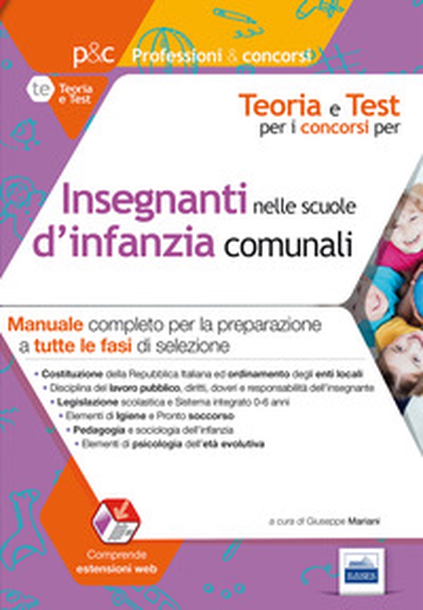 Concorso insegnanti nelle scuole d'infanzia comunali. Manuale completo per la preparazione a tutte le fasi di selezione - Librerie.coop Concorso insegnanti nelle scuole d'infanzia comunali. Manuale completo per la preparazione a tutte le fasi di selezione - Librerie.coop