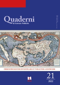 Quaderni di Scienze Politiche 21-2022 - Librerie.coop