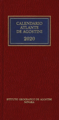 Calendario atlante De Agostini 2020 - Librerie.coop