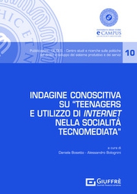 Indagine conoscitiva su «Teenagers e utilizzo di internet nella socialità tecnomediata» - Librerie.coop
