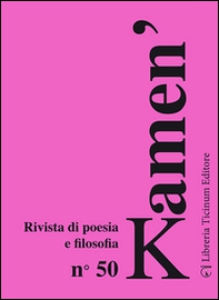 Kamen'. Rivista di poesia e filosofia - Vol. 50 - Librerie.coop