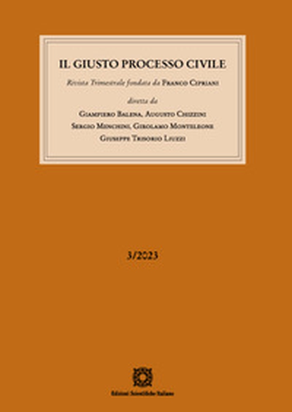 Il giusto processo civile - Vol. 3 - Librerie.coop Il giusto processo civile - Vol. 3 - Librerie.coop