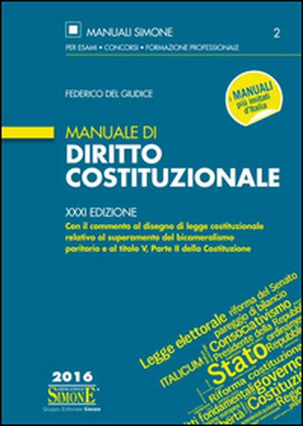 Manuale di diritto costituzionale - Librerie.coop Manuale di diritto costituzionale - Librerie.coop
