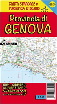 Provincia di Genova. Carta stradale e turistica. Sentieri - Librerie.coop