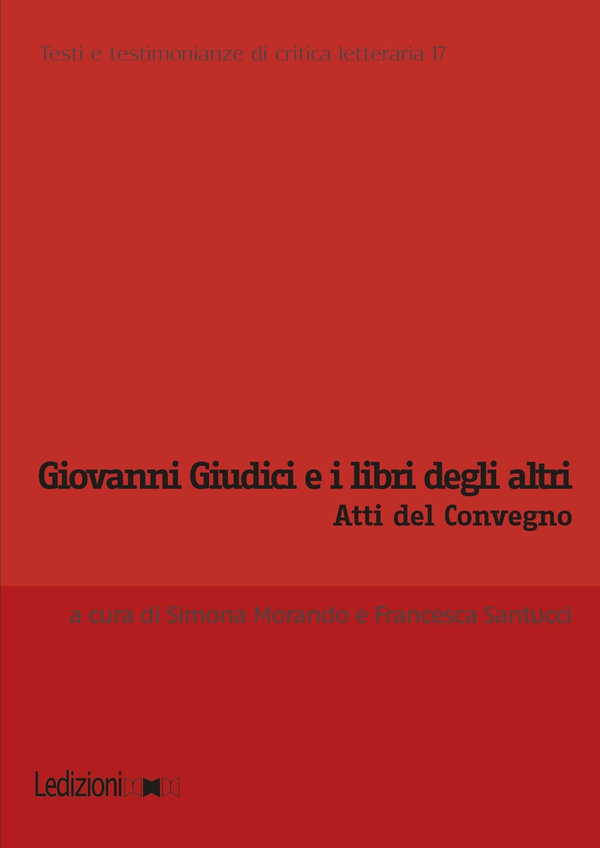 Giovanni Giudici e i libri degli altri - Librerie.coop