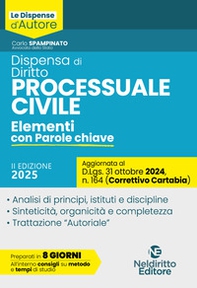 Dispensa di Procedura Civile. Aggiornata al Decreto Correttivo Cartabia D.Lgs. 31 ottobre 2024, n. 164 - Librerie.coop Dispensa di Procedura Civile. Aggiornata al Decreto Correttivo Cartabia D.Lgs. 31 ottobre 2024, n. 164 - Librerie.coop