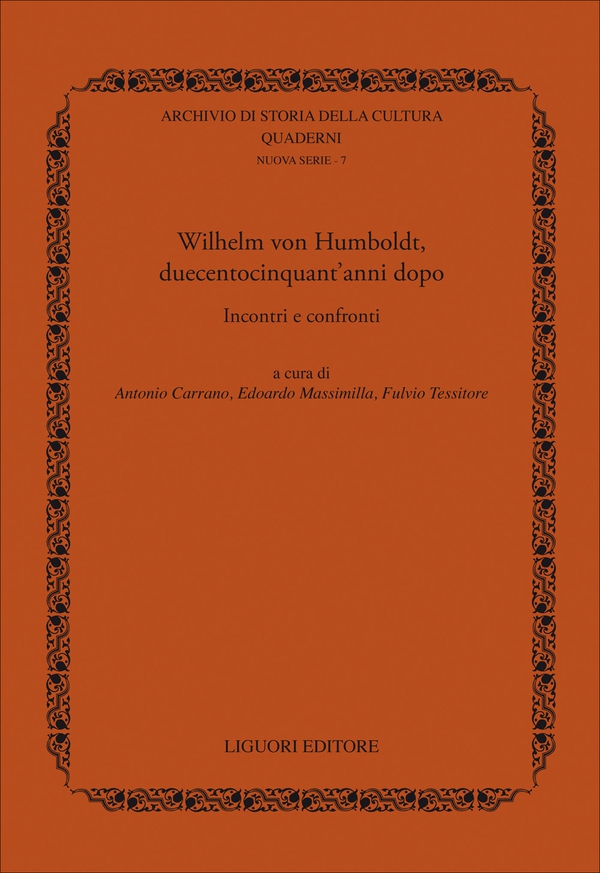 W. von Humboldt, duecentocinquant’anni dopo - Librerie.coop W. von Humboldt, duecentocinquant’anni dopo - Librerie.coop