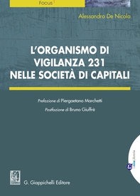 L'organismo di vigilanza 231 nelle società di capitali - Librerie.coop