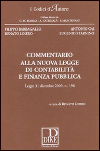 Commentario alla nuova legge di contabilità e finanza pubblica - Librerie.coop