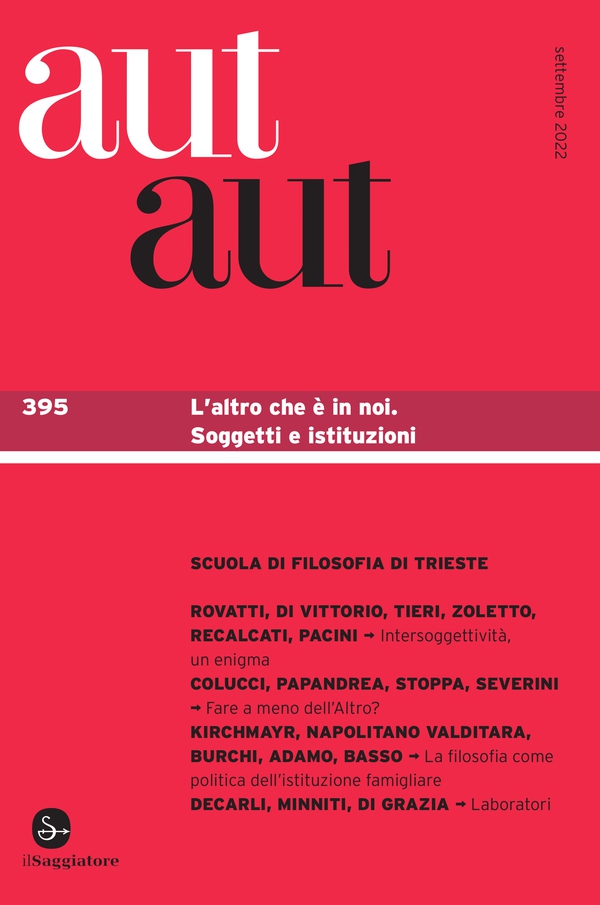 aut aut 395 - Librerie.coop aut aut 395 - Librerie.coop