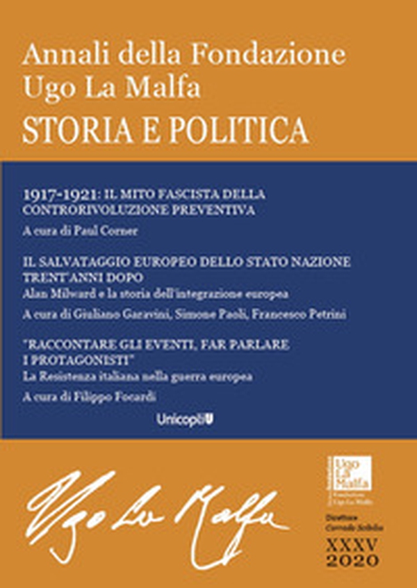 Annali della Fondazione Ugo La Malfa. Storia e politica - Vol. 35 - Librerie.coop Annali della Fondazione Ugo La Malfa. Storia e politica - Vol. 35 - Librerie.coop