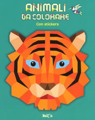 Animali da colorare (verde). Con adesivi - Librerie.coop