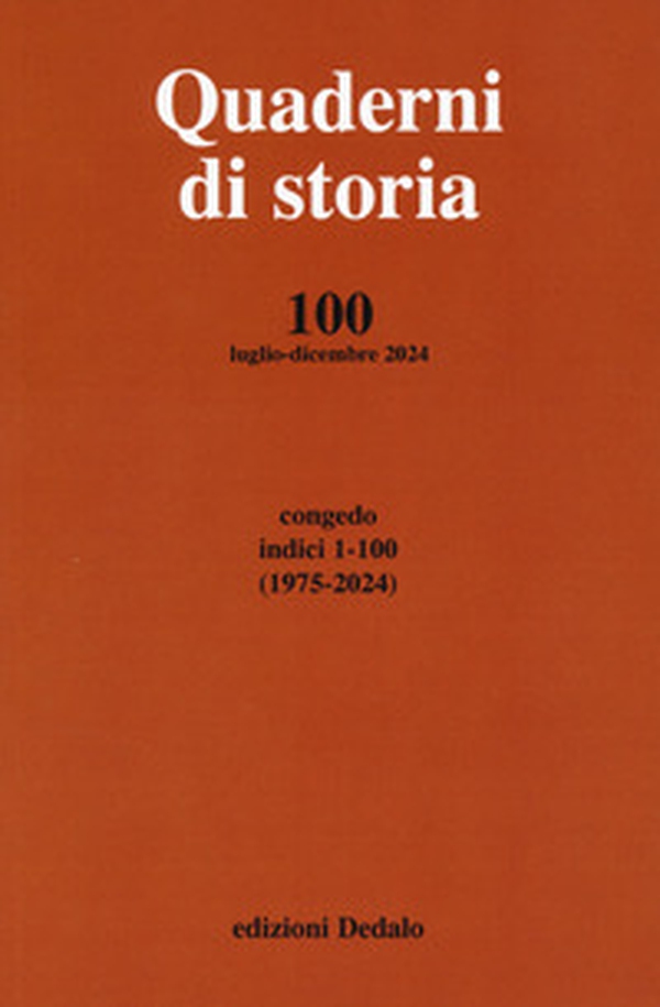Quaderni di storia - Vol. 100 - Librerie.coop Quaderni di storia - Vol. 100 - Librerie.coop