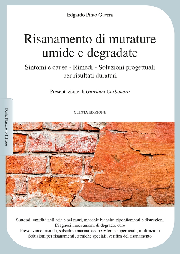 Risanamento di murature umide e degradate - V EDIZIONE - Librerie.coop Risanamento di murature umide e degradate - V EDIZIONE - Librerie.coop