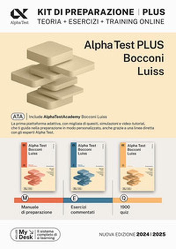 Alpha Test plus Bocconi e Luiss. Kit completo di preparazione con training on line - Librerie.coop Alpha Test plus Bocconi e Luiss. Kit completo di preparazione con training on line - Librerie.coop