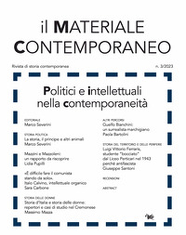 Il materiale contemporaneo. Rivista di storia contemporanea - Vol. 3 - Librerie.coop Il materiale contemporaneo. Rivista di storia contemporanea - Vol. 3 - Librerie.coop