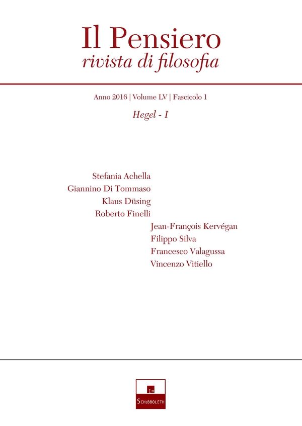 Hegel-1 (2016-1) - Librerie.coop Hegel-1 (2016-1) - Librerie.coop