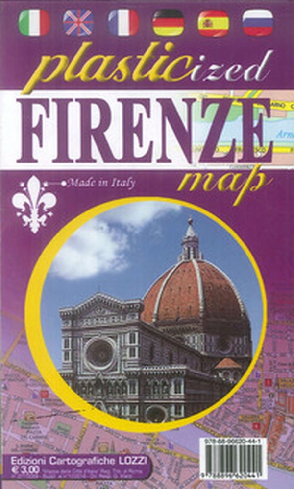 Firenze. Plasticized map - Librerie.coop Firenze. Plasticized map - Librerie.coop