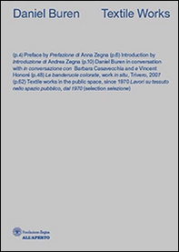 Daniel Buren. Textile works - Librerie.coop