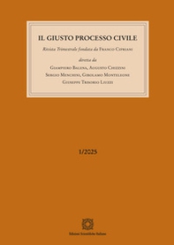 Il giusto processo civile - Vol. 1 - Librerie.coop