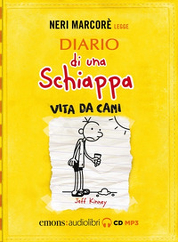 Diario di una schiappa. Vita da cani letto da Neri Marcorè. Audiolibro. CD Audio formato MP3 - Librerie.coop Diario di una schiappa. Vita da cani letto da Neri Marcorè. Audiolibro. CD Audio formato MP3 - Librerie.coop