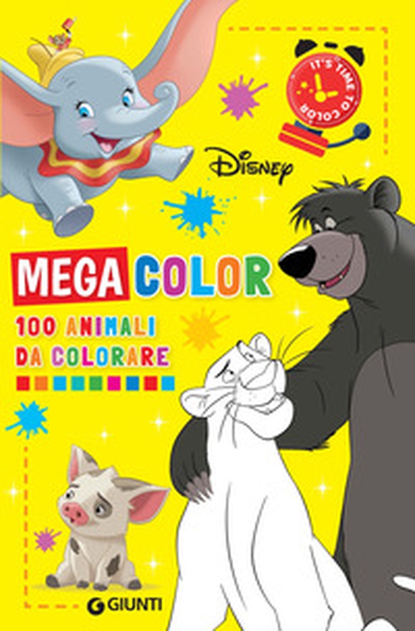 100 animali da colorare. Mega color Disney - Librerie.coop