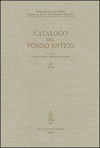 Fondazione Luigi Firpo. Centro di studi sul pensiero politico. Catalogo del fondo antico - Vol. 3 - Librerie.coop Fondazione Luigi Firpo. Centro di studi sul pensiero politico. Catalogo del fondo antico - Vol. 3 - Librerie.coop