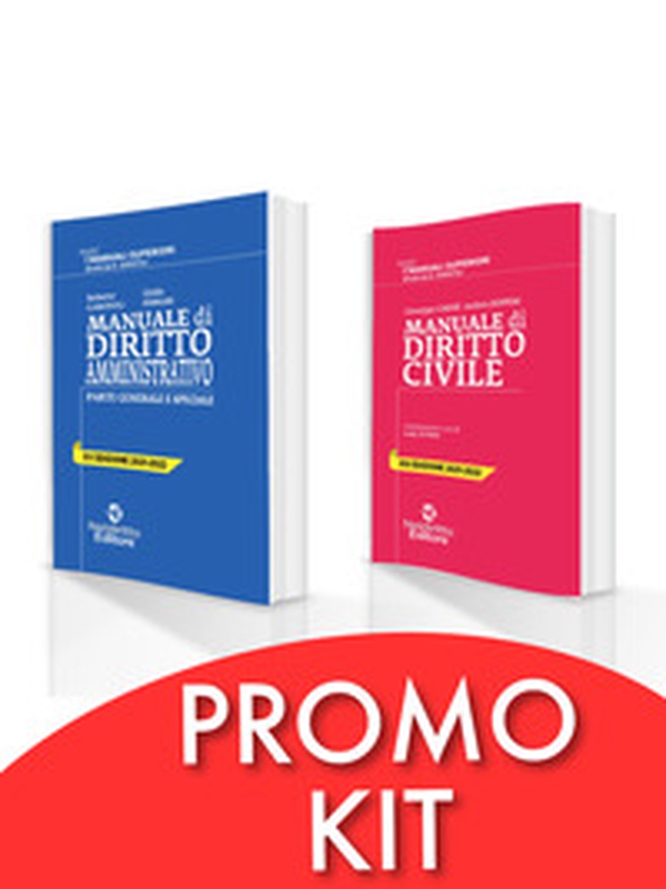 Kit manuali superiori 2021/2022: Manuale superiore di civile + Manuale superiore di amministrativo - Librerie.coop Kit manuali superiori 2021/2022: Manuale superiore di civile + Manuale superiore di amministrativo - Librerie.coop