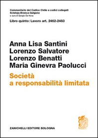 Libro quinto: Art. 2462-2483. Società a responsabilità limitata - Librerie.coop