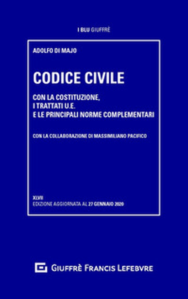 Codice civile. Con la Costituzione, i trattati U.E. e le principali norme complementari - Librerie.coop Codice civile. Con la Costituzione, i trattati U.E. e le principali norme complementari - Librerie.coop
