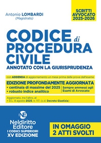 Codice di Procedura Civile Annotato con la giurisprudenza per l'Esame di avvocato 2025-2026 - Librerie.coop Codice di Procedura Civile Annotato con la giurisprudenza per l'Esame di avvocato 2025-2026 - Librerie.coop