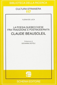 La poesia quebecchese tra tradizione e postmodernità - Librerie.coop