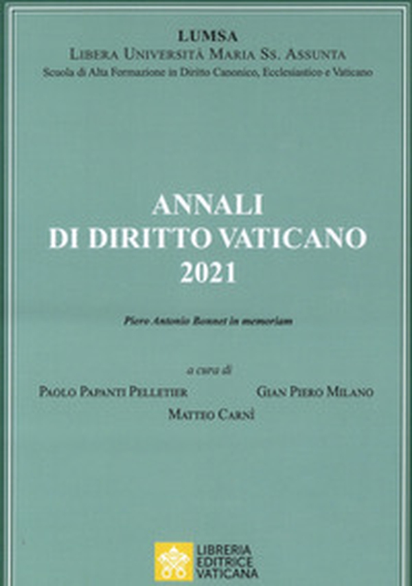Annali di diritto vaticano - Librerie.coop Annali di diritto vaticano - Librerie.coop