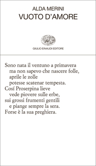 Vuoto d'amore - Librerie.coop Vuoto d'amore - Librerie.coop