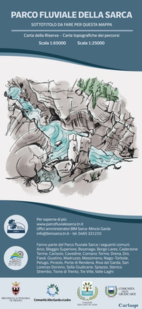 Parco fluviale della Sarca. Carta illustrata della riserva. Carte topografiche dei percorsi - Librerie.coop Parco fluviale della Sarca. Carta illustrata della riserva. Carte topografiche dei percorsi - Librerie.coop