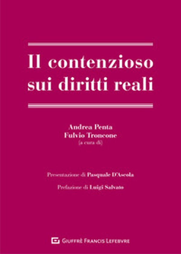 Il contenzioso sui diritti reali - Librerie.coop