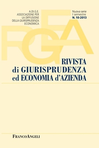 Rivista di giurisprudenza ed economia d'azienda N 10 - 2013 - Librerie.coop Rivista di giurisprudenza ed economia d'azienda N 10 - 2013 - Librerie.coop