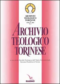 Archivio teologico torinese (2001) - Vol. 1 - Librerie.coop