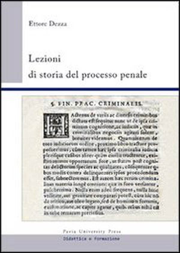 Lezioni di storia del processo penale - Librerie.coop Lezioni di storia del processo penale - Librerie.coop