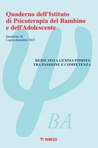 Quaderno dell'Istituto di psicoterapia del bambino e dell'adolescente - Vol. 58 - Librerie.coop