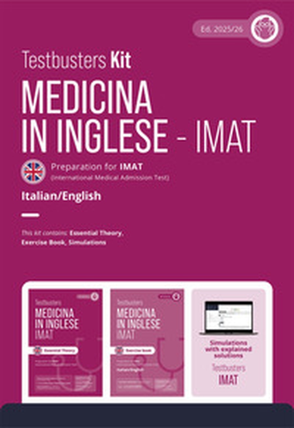 Testbusters. Test di medicina in inglese IMAT. Kit. Preparazione al test IMAT - Librerie.coop Testbusters. Test di medicina in inglese IMAT. Kit. Preparazione al test IMAT - Librerie.coop