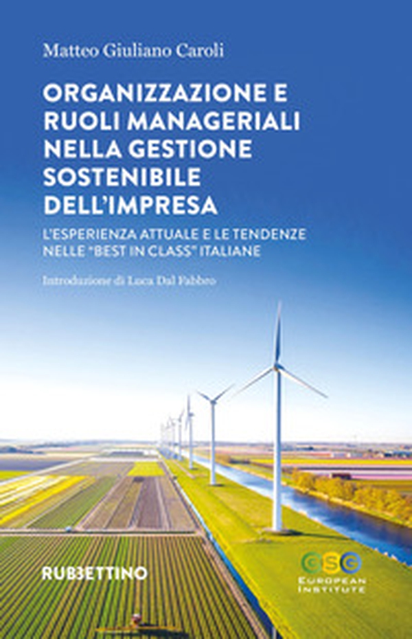 Organizzazione e ruoli manageriali nella gestione sostenibile dell'impresa. L'esperienza attuale e le tendenze nelle «best in class» italiane - Librerie.coop Organizzazione e ruoli manageriali nella gestione sostenibile dell'impresa. L'esperienza attuale e le tendenze nelle «best in class» italiane - Librerie.coop