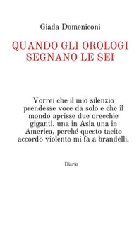 Quando gli orologi segnano le sei - Librerie.coop