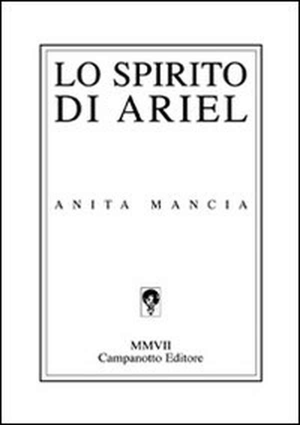 Lo spirito di Ariel - Librerie.coop Lo spirito di Ariel - Librerie.coop
