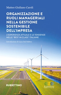Organizzazione e ruoli manageriali nella gestione sostenibile dell'impresa. L'esperienza attuale e le tendenze nelle «best in class» italiane - Librerie.coop Organizzazione e ruoli manageriali nella gestione sostenibile dell'impresa. L'esperienza attuale e le tendenze nelle «best in class» italiane - Librerie.coop