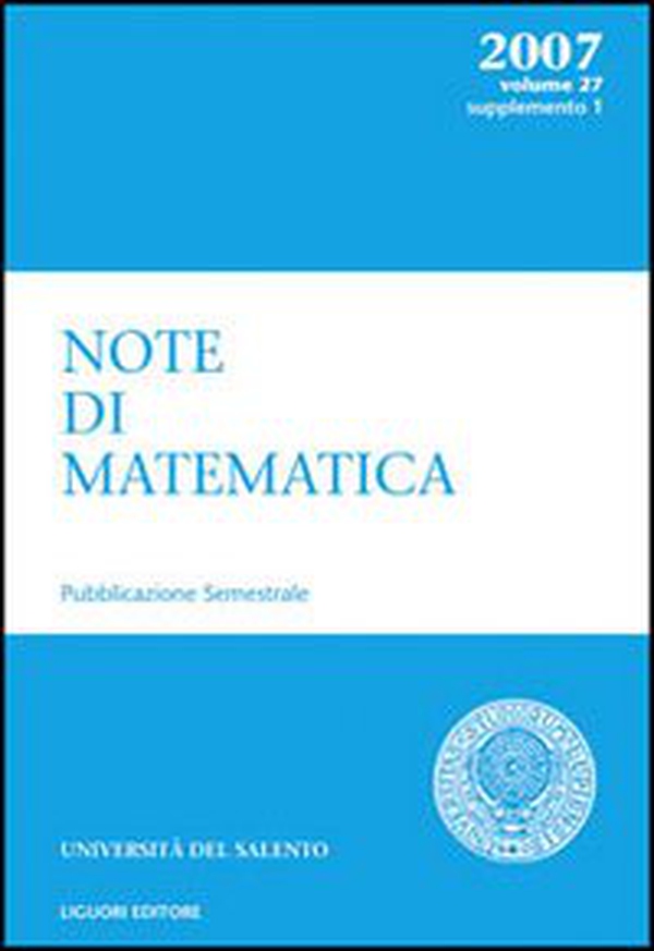 Note di matematica - Librerie.coop Note di matematica - Librerie.coop