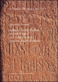Ancient south Arabian within semitic and Sabaic within ancient south Arabian - Librerie.coop