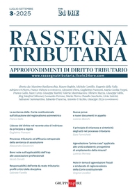 RASSEGNA TRIBUTARIA 3/2025 - Librerie.coop
