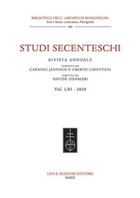 Studi secenteschi - Vol. 61 - Librerie.coop Studi secenteschi - Vol. 61 - Librerie.coop