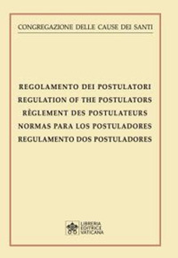 Regolamento dei postulatori - Librerie.coop Regolamento dei postulatori - Librerie.coop
